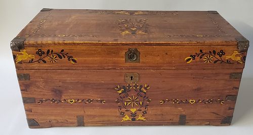CHINESE EXPORT BRASS BOUND