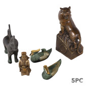 CHINESE EXPORT BRONZE TIGER FO