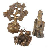 CHINESE EXPORT BRONZE WEALTH T