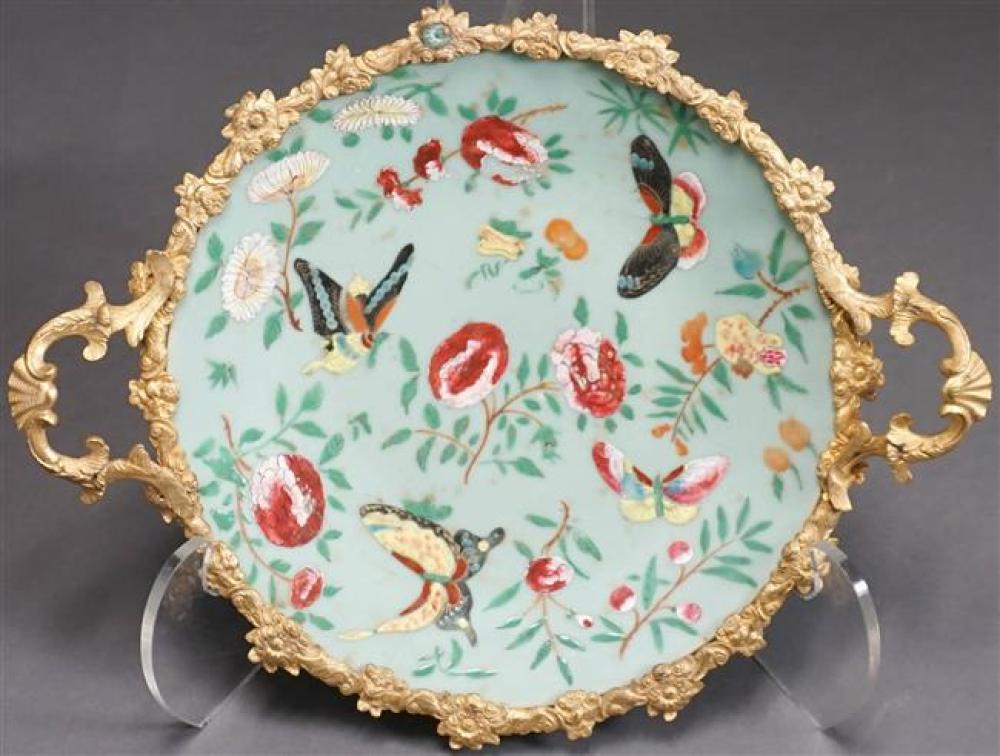 CHINESE EXPORT 'BUTTERFLY' ORMOLU