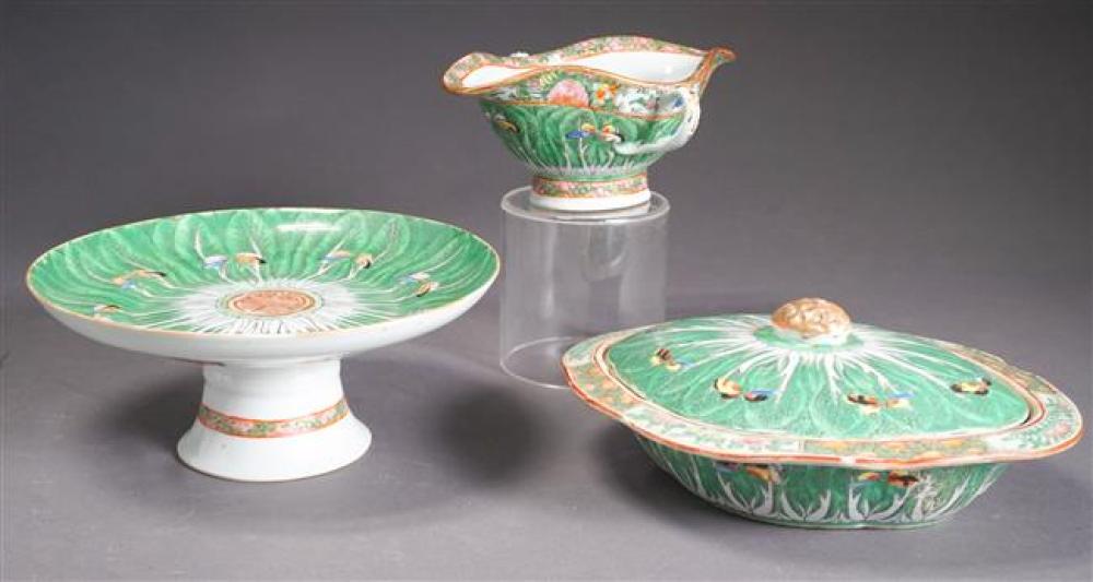 CHINESE EXPORT CABBAGE LEAF PATTERN
