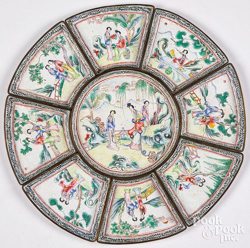 CHINESE EXPORT CANTON ENAMEL