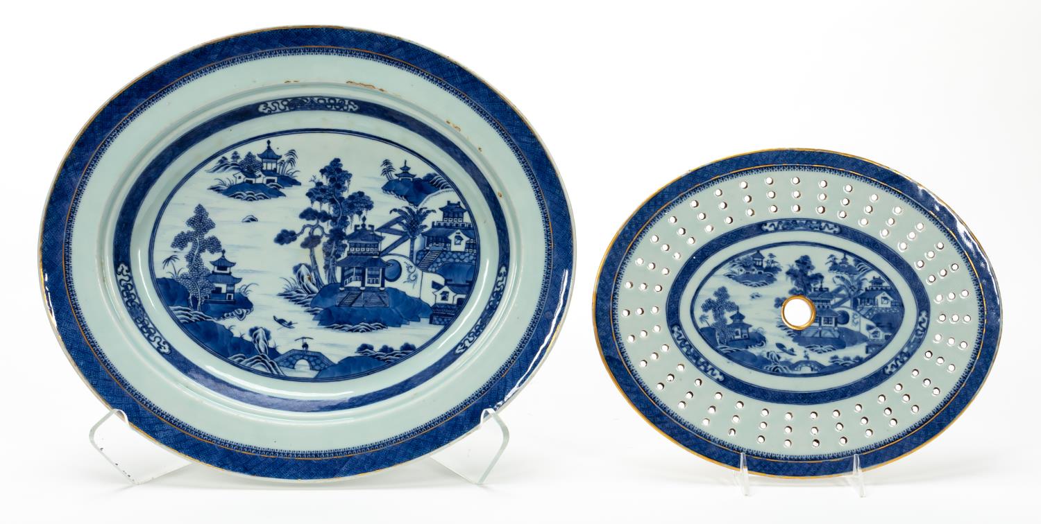 CHINESE EXPORT CANTON PLATTER