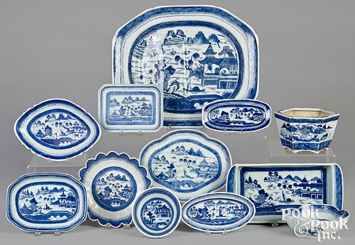 CHINESE EXPORT CANTON PORCELAIN,