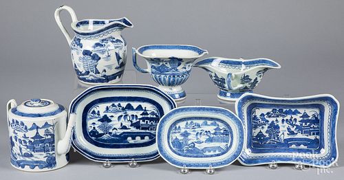 CHINESE EXPORT CANTON PORCELAIN,