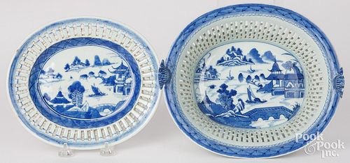 CHINESE EXPORT CANTON RETICULATED