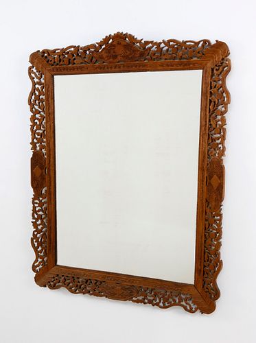 CHINESE EXPORT CARVED SANDALWOOD