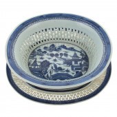 CHINESE EXPORT CHESTNUT BASKET