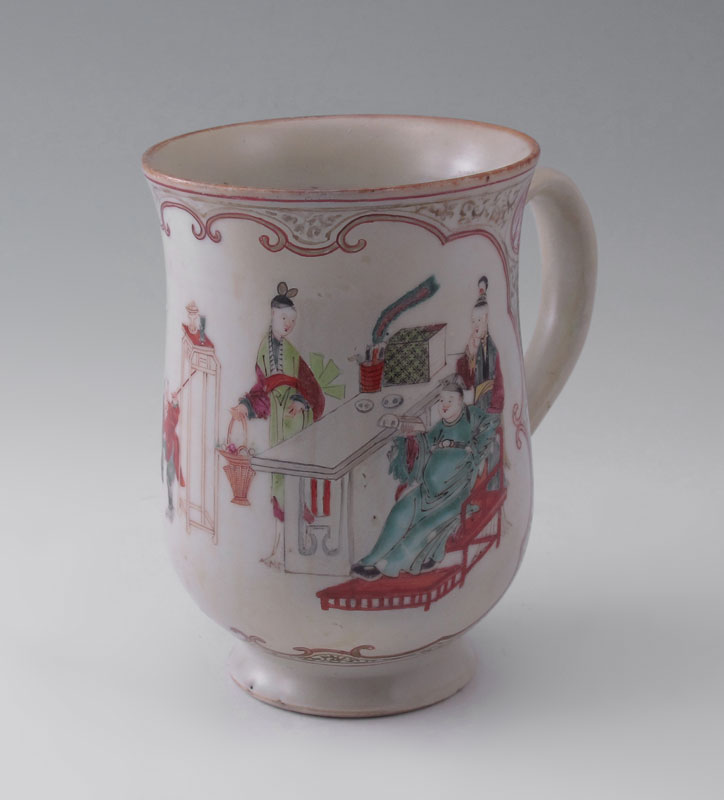 CHINESE EXPORT CIDER MUG: Hand