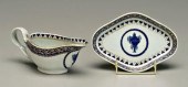 Chinese export Dale sauceboat,