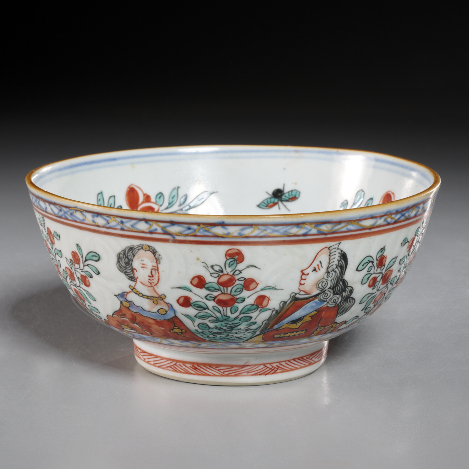 CHINESE EXPORT DUTCH DECORATED