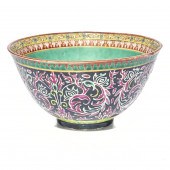 CHINESE EXPORT ENAMELED BOWL F