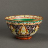 CHINESE EXPORT ENAMELED BOWL F
