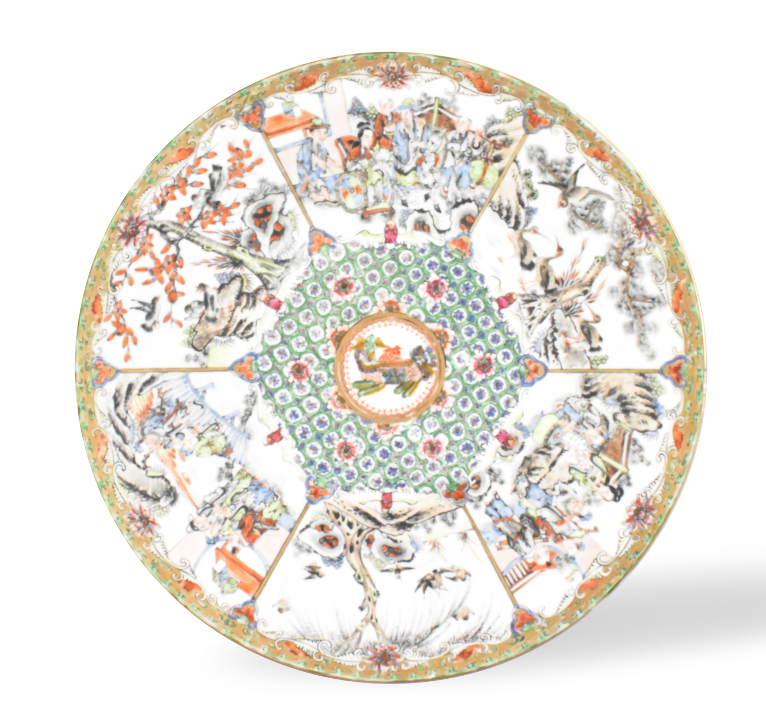 CHINESE EXPORT ENAMELLED CHARGER,