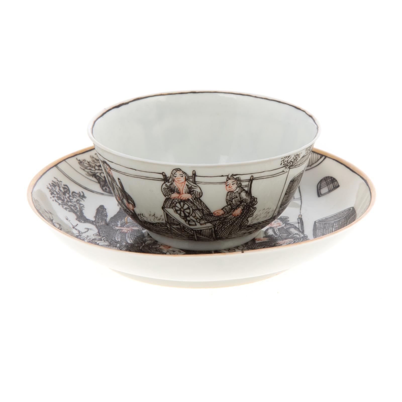 CHINESE EXPORT EUROPEAN SUBJECT TEA