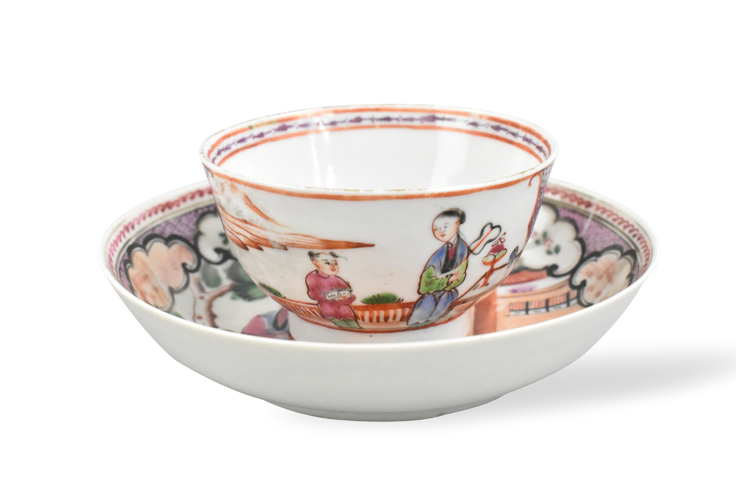 CHINESE EXPORT FAMILLE ROSE CUP &
