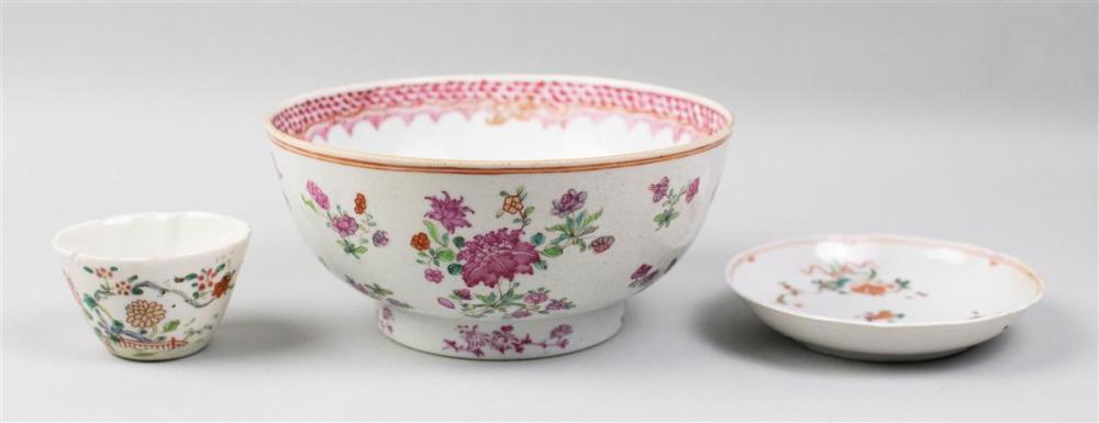 CHINESE EXPORT FAMILLE ROSE SMALL
