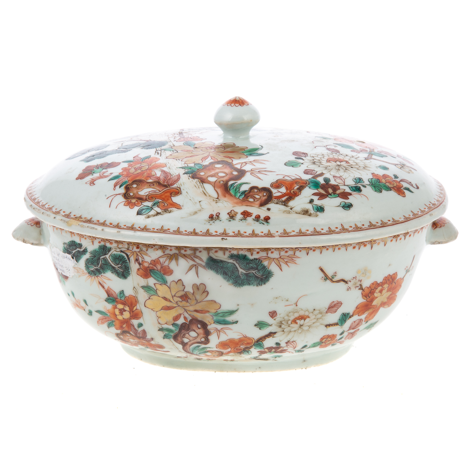 CHINESE EXPORT FAMILLE VERTE SOUP