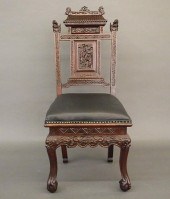 CHINESE EXPORT FIGURAL CHAIRA