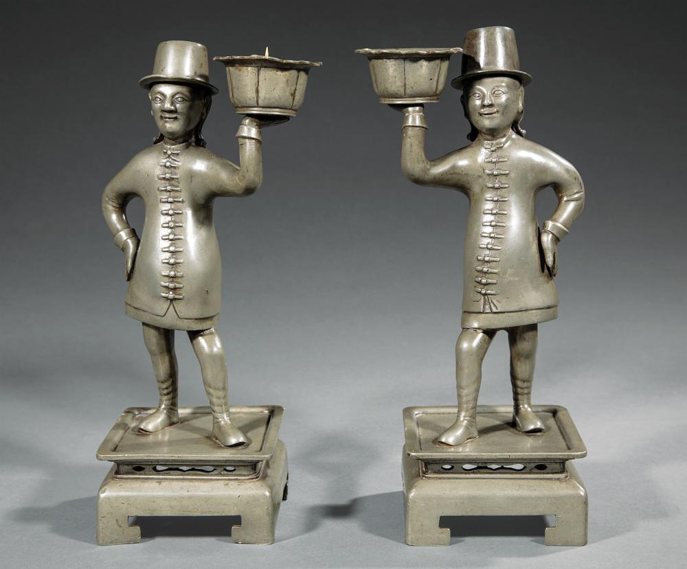CHINESE EXPORT FIGURAL PRICKET