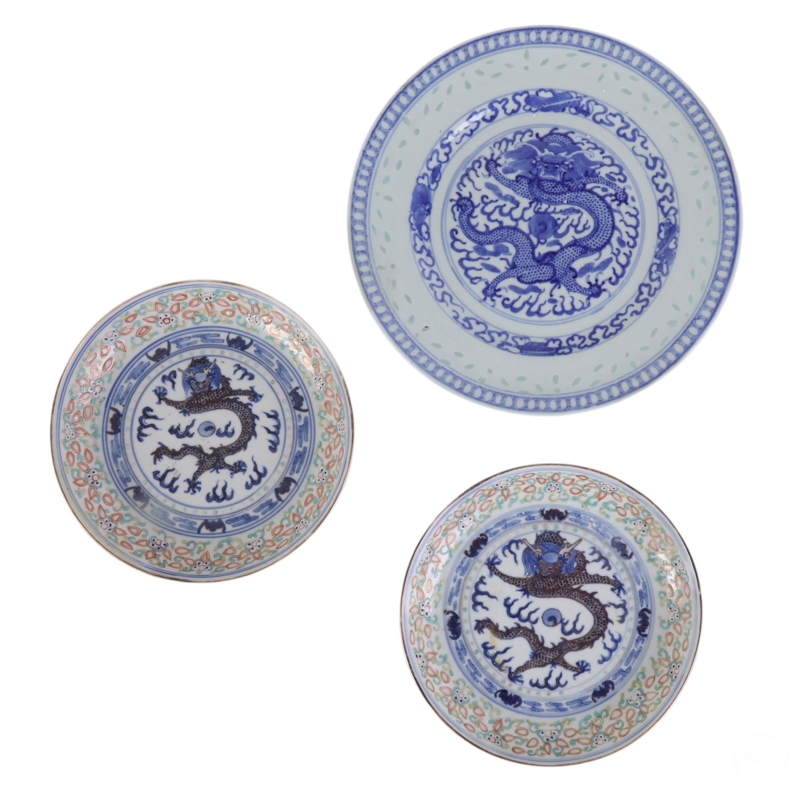 CHINESE EXPORT FIVE TOE DRAGON