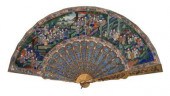 Chinese export folding fan, br
