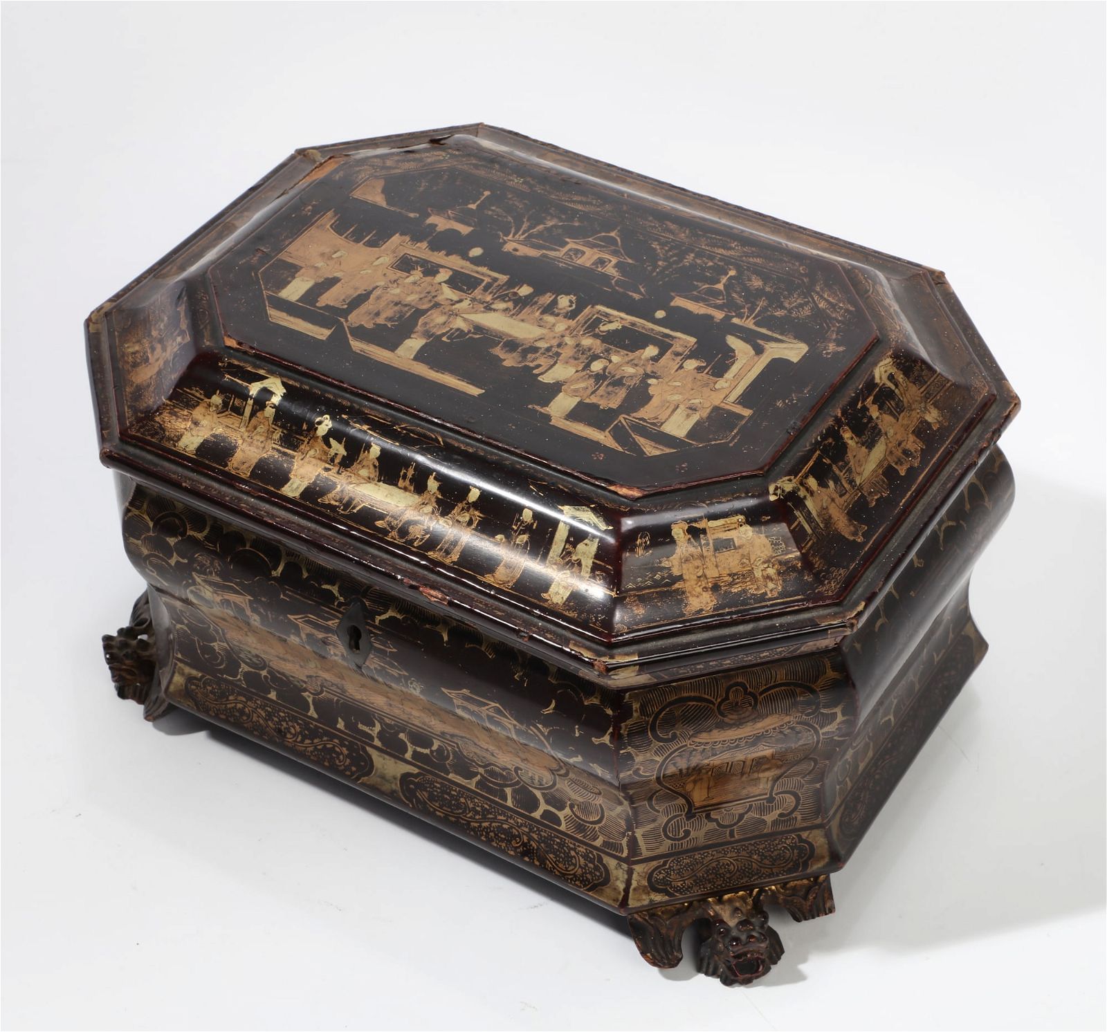 CHINESE EXPORT GILT AND BLACK