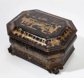 CHINESE EXPORT GILT AND BLACK