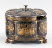 CHINESE EXPORT GILT AND BLACK