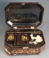 CHINESE EXPORT GILT DECORATED