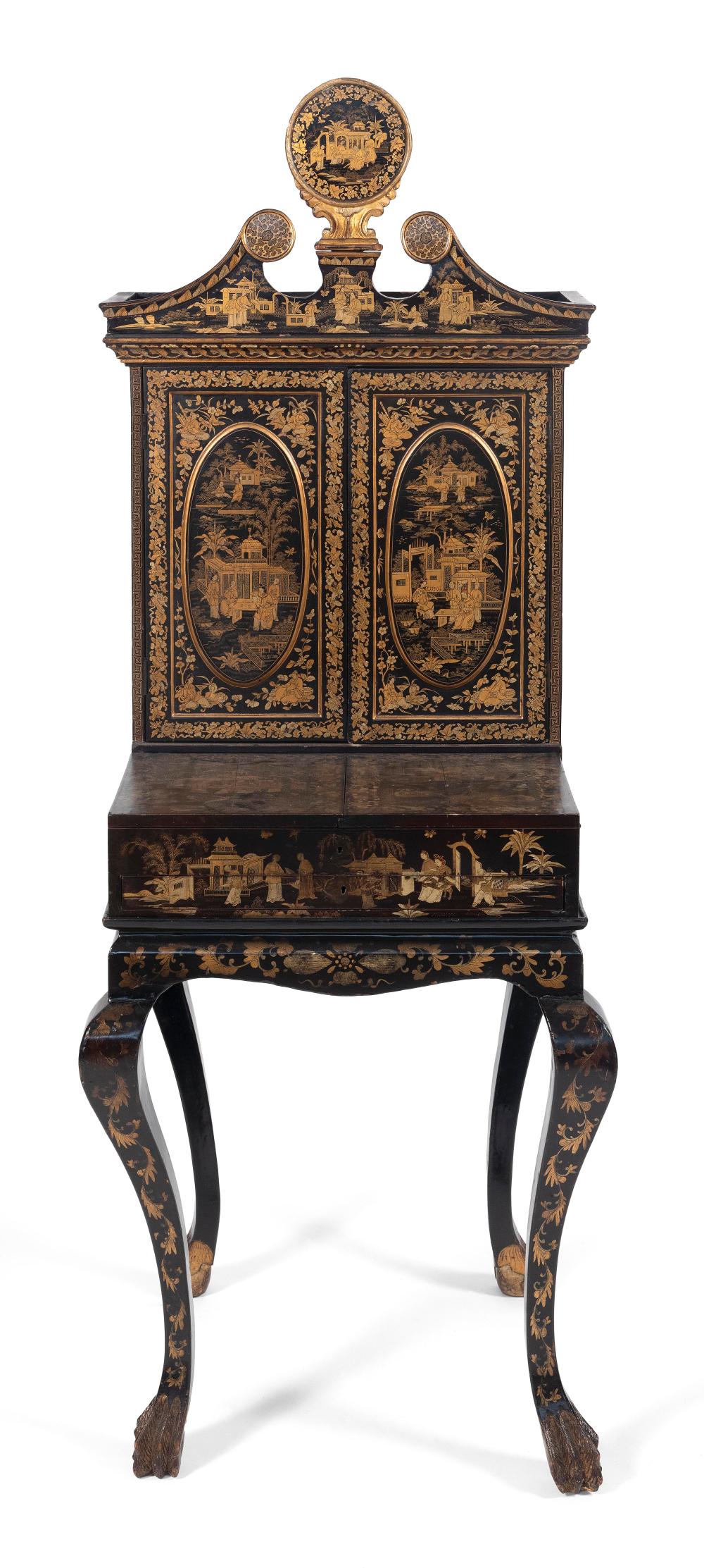 CHINESE EXPORT GILT LACQUER