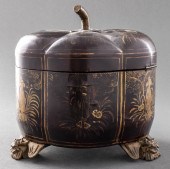 CHINESE EXPORT GILT LACQUERED