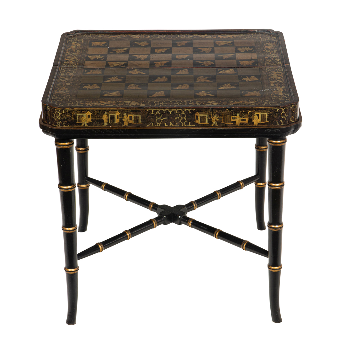 CHINESE EXPORT GILT LACQUERED