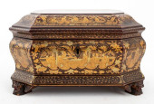 CHINESE EXPORT GILT LACQUERED