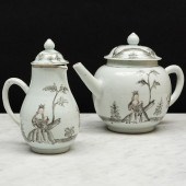 CHINESE EXPORT GRISAILLE PORCE