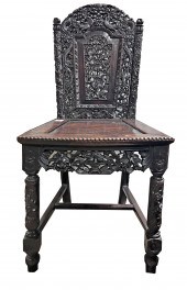 CHINESE EXPORT HARDWOOD SIDE C