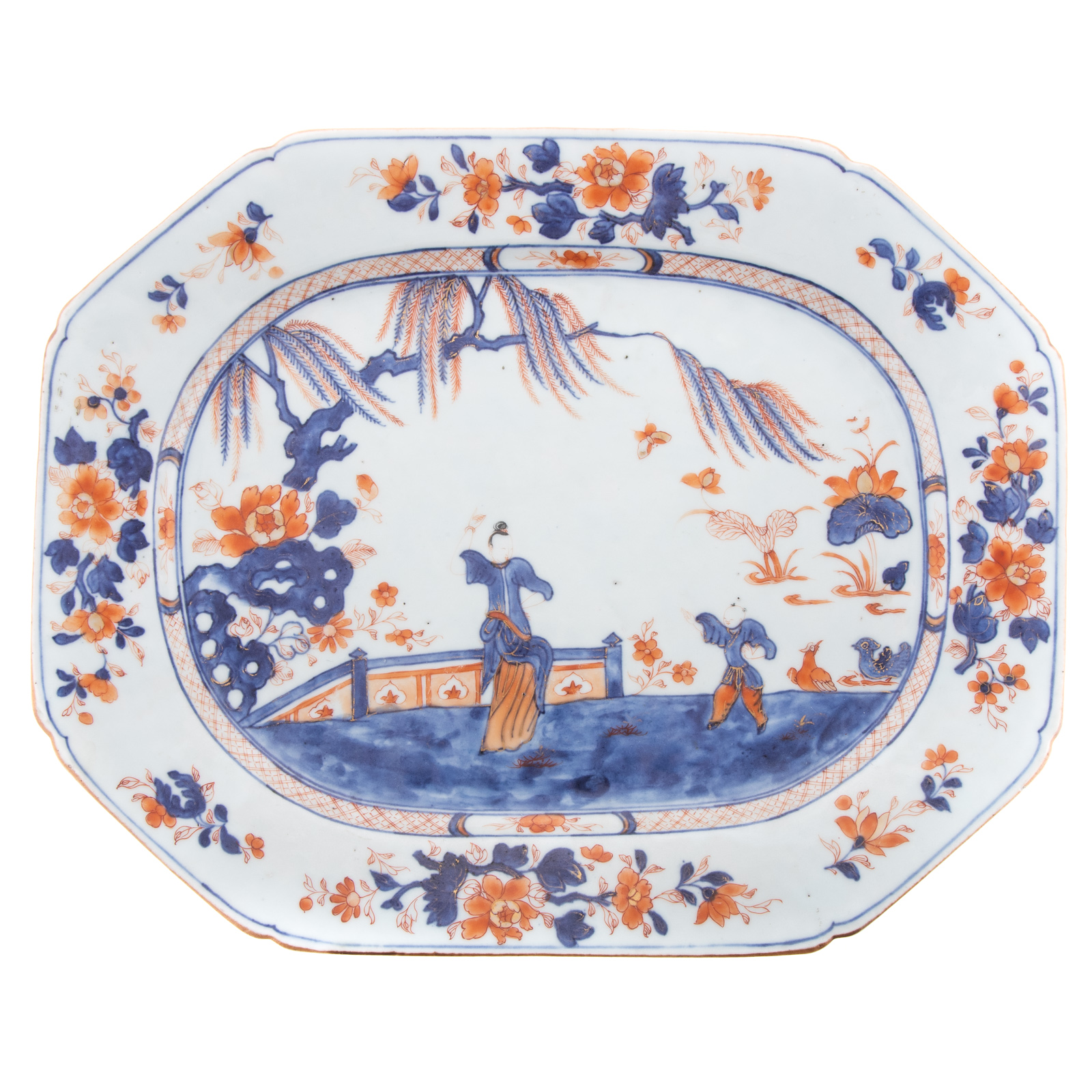CHINESE EXPORT IMARI PLATTER