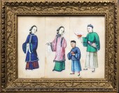CHINESE EXPORT INK & COLORS ON