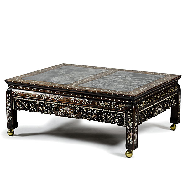 Chinese Export Inlaid Table