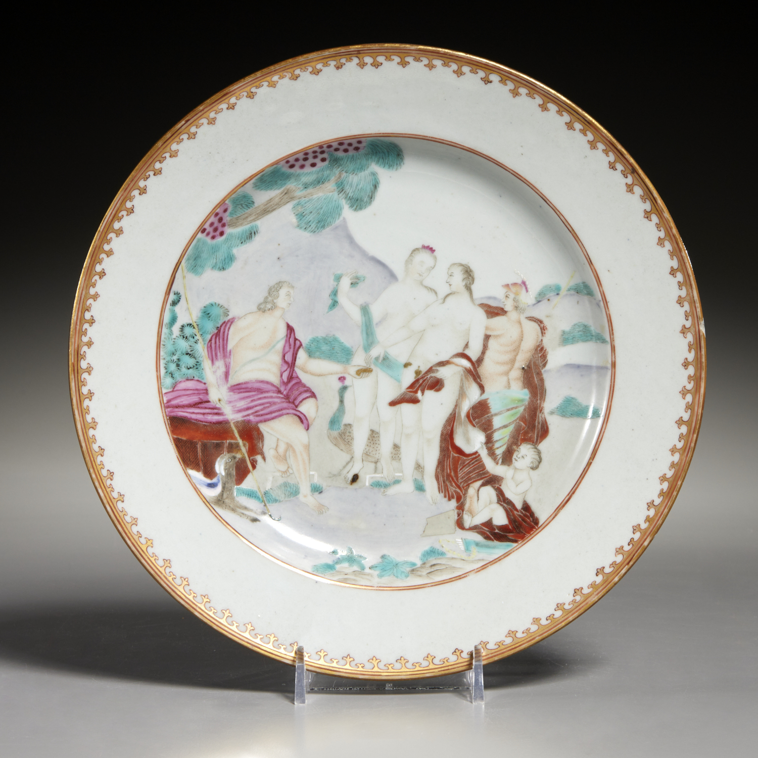 CHINESE EXPORT 'JUDGEMENT OF PARIS'