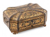 CHINESE EXPORT LACQUERED SEWIN