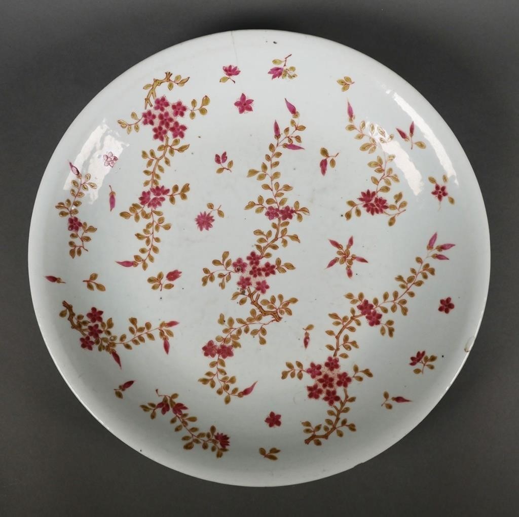 CHINESE EXPORT LARGE PORCELAIN BOWL