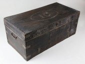 CHINESE EXPORT LEATHER COVERED