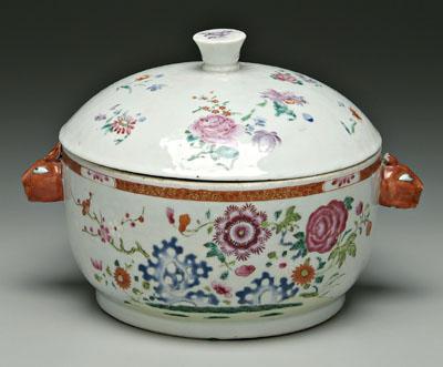 Chinese export lidded tureen,