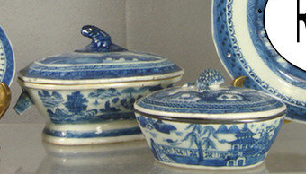 Chinese Export Nanking sauce tureen