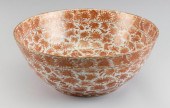 CHINESE EXPORT ORANGE AND WHIT