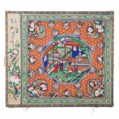 CHINESE EXPORT PAINTED & CLOTH