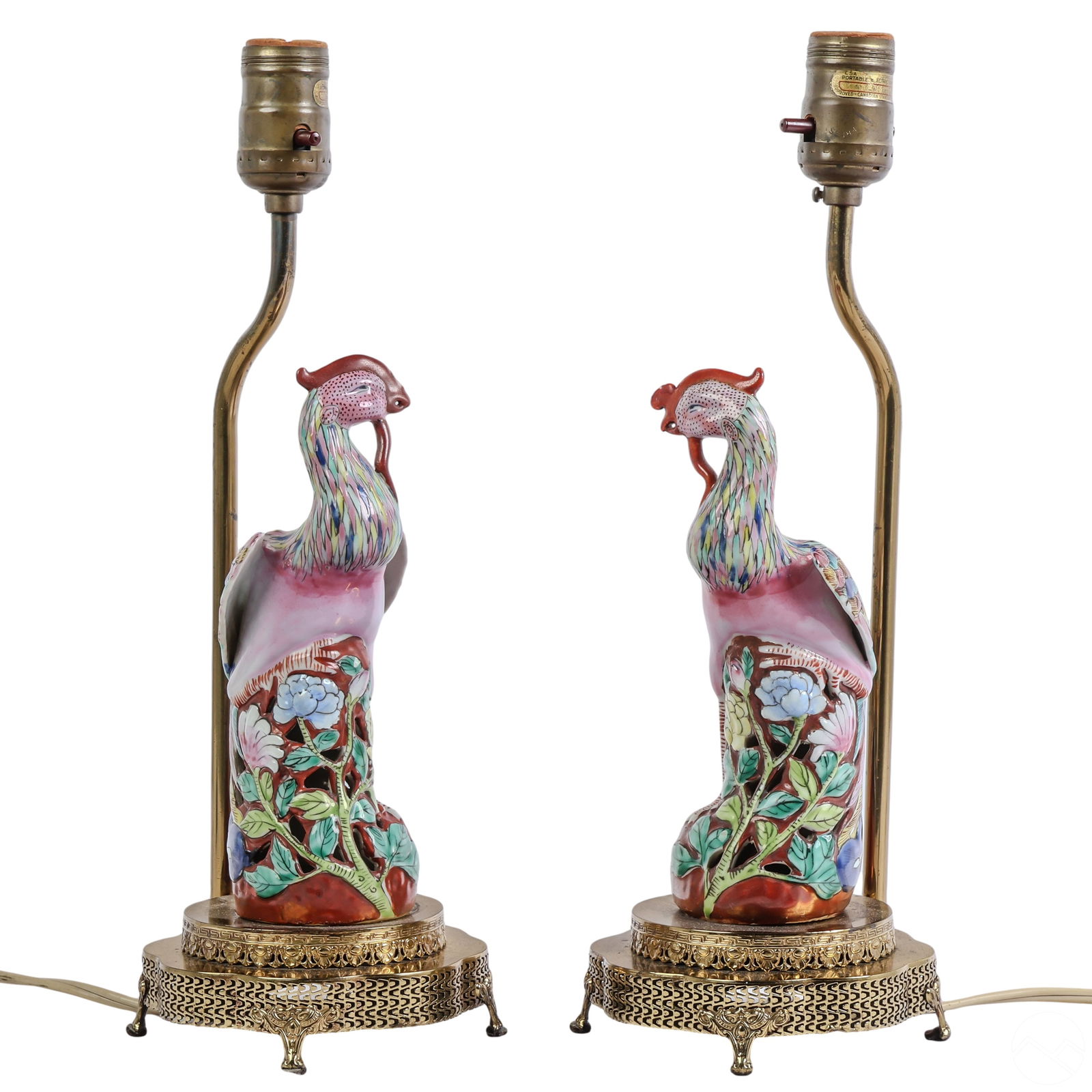 CHINESE EXPORT PAIR OF 20C