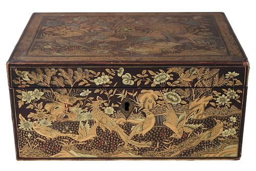 CHINESE EXPORT PAPIER MACHE AND