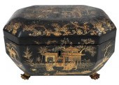 CHINESE EXPORT PAPIER MACHE TE